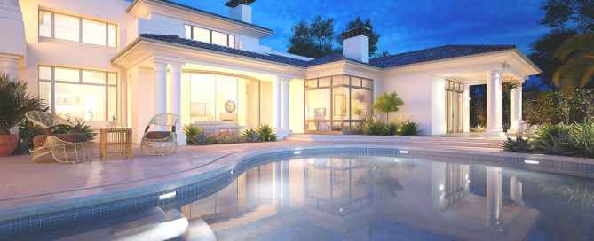 Private villa with pool