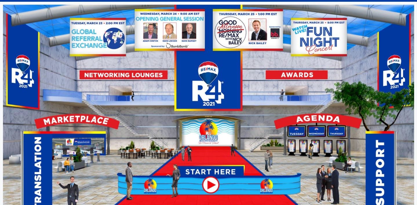 2021 RE/MAX R4 to Feature Immersive Virtual Platform