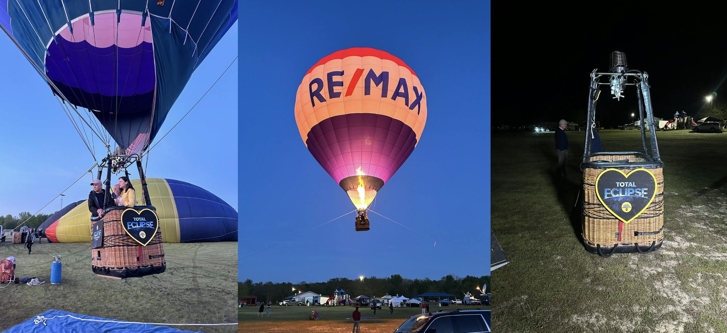 Solar Eclipse, Happy Newlyweds, RE/MAX Balloon: The Makings of an ...