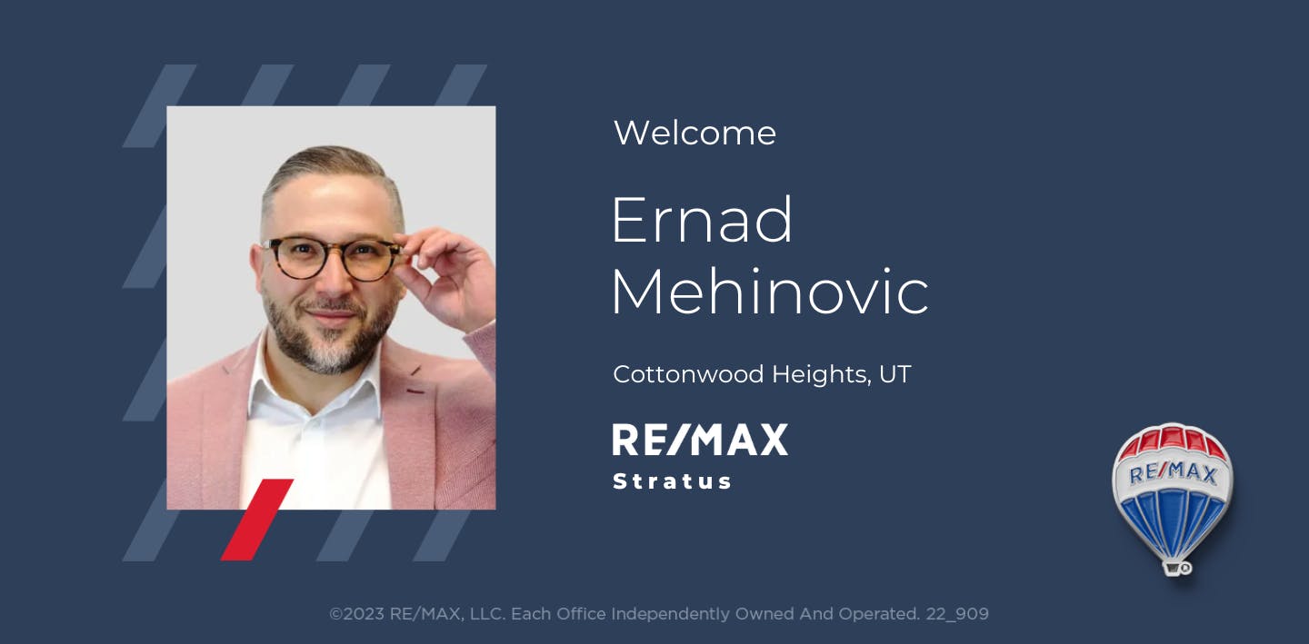 Welcome Ernad Mehinovic - RE/MAX Stratus