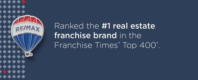 RE/MAX ranked the No. 1 real estate franchise on the Franchise Times Top 400 ranking.